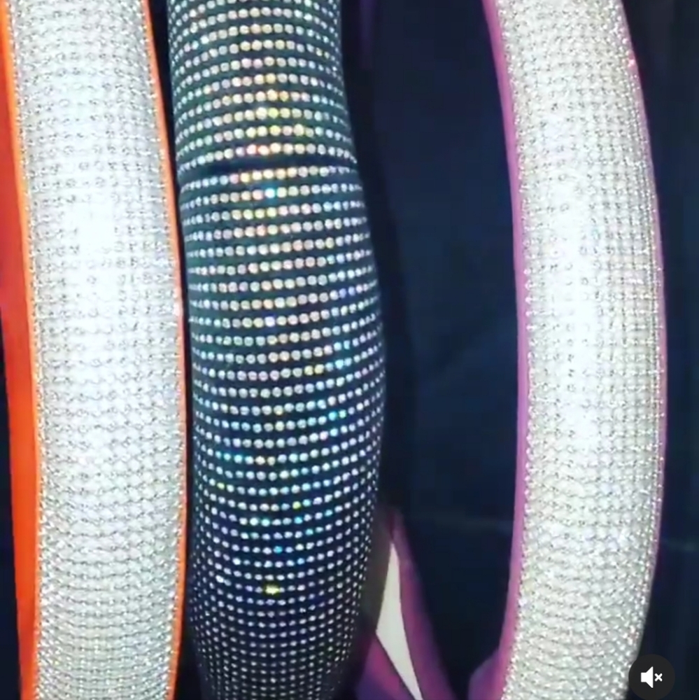 Bling steering wheel covers